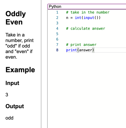 Oddly Even - Overview