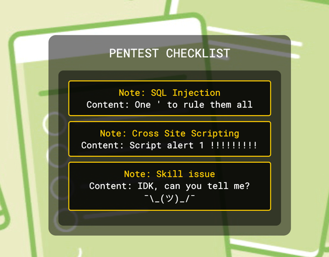 Pentest Checklist