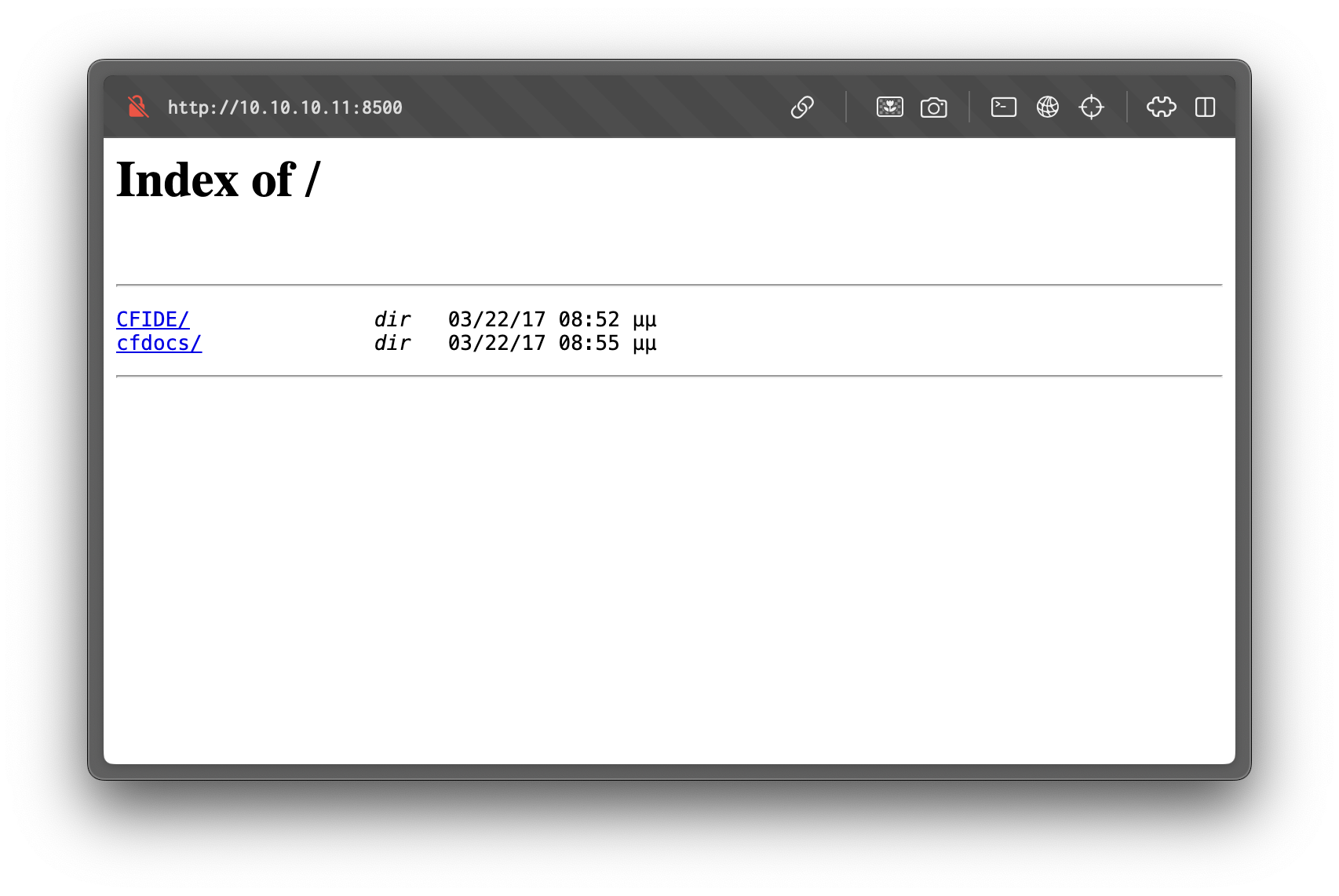 Directory Listing
