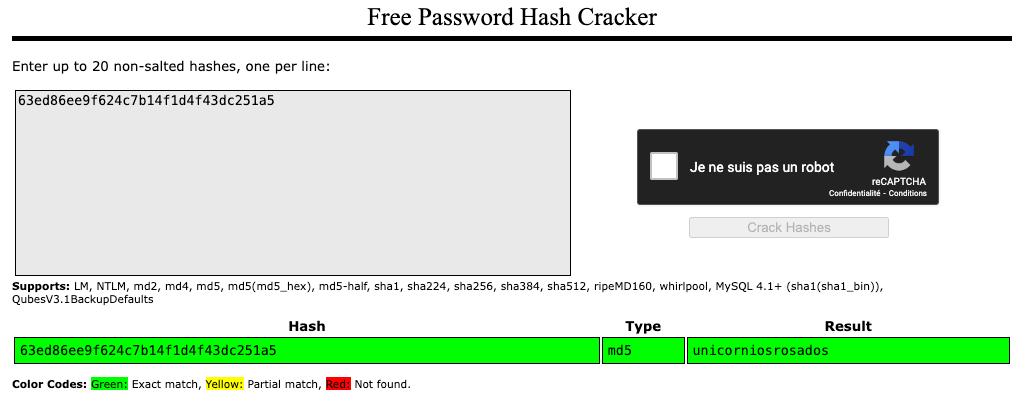 CrackStation - Password Cracker