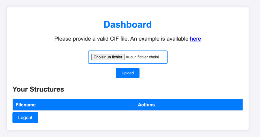 Chemistry - Dashboard