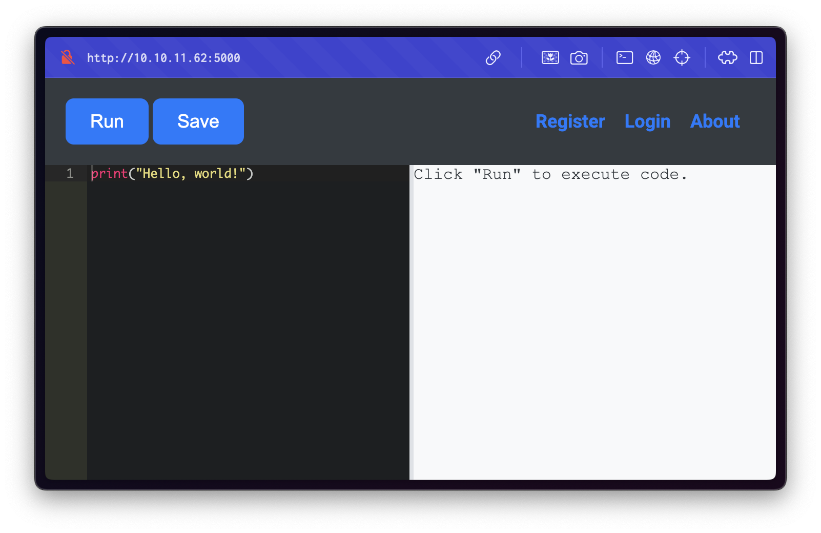 Python Code Editor