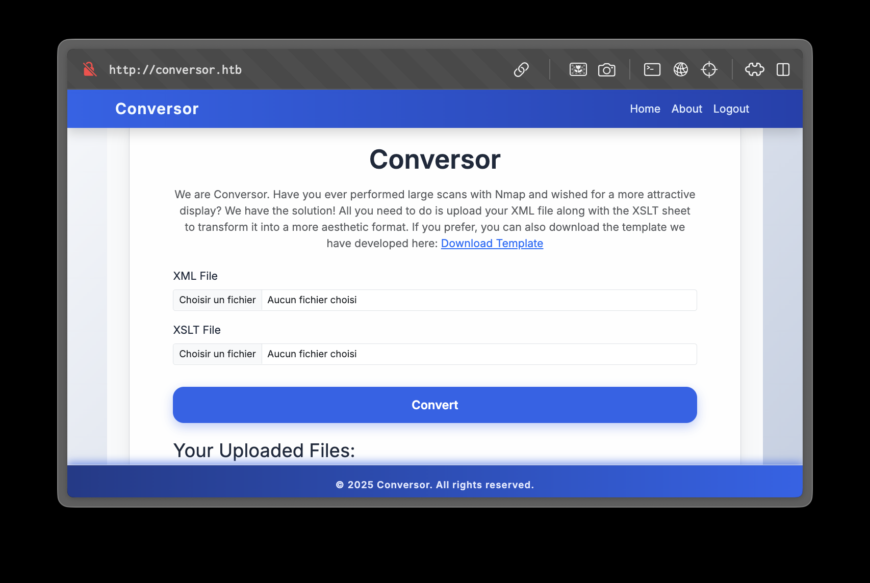 Conversor Upload Form