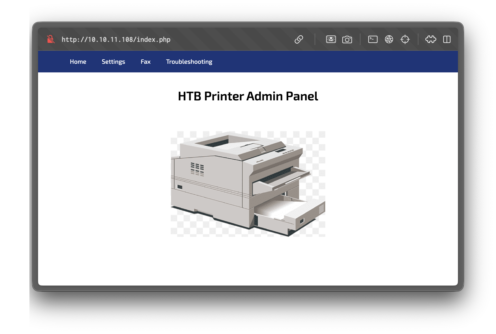 Return - Printer Admin Panel