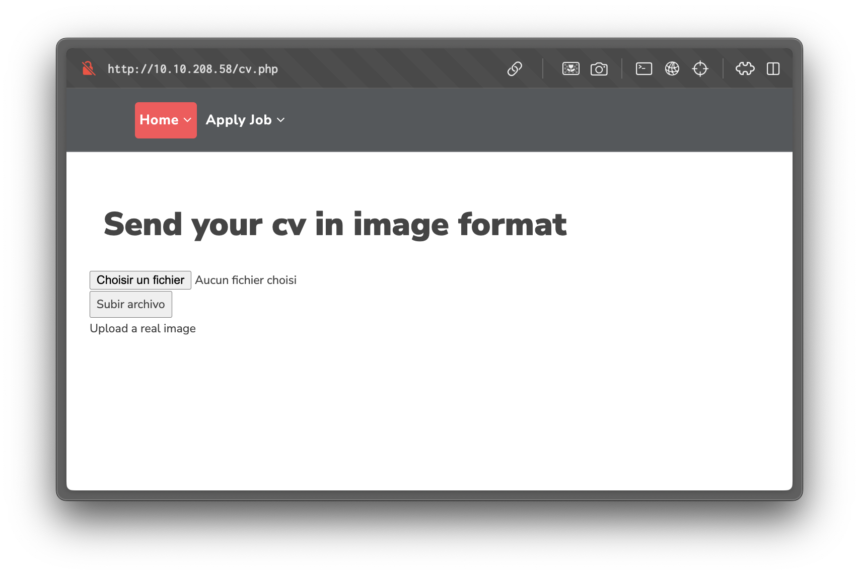 CV Upload