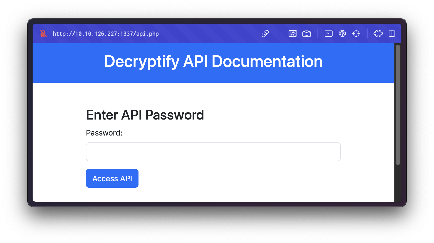 API Login