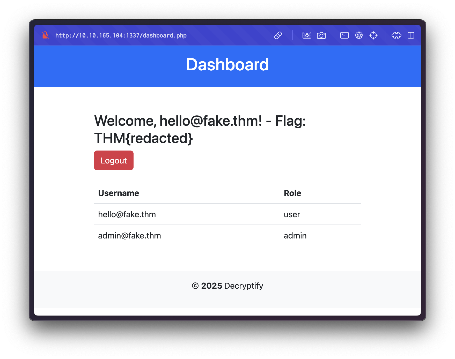 Dashboard