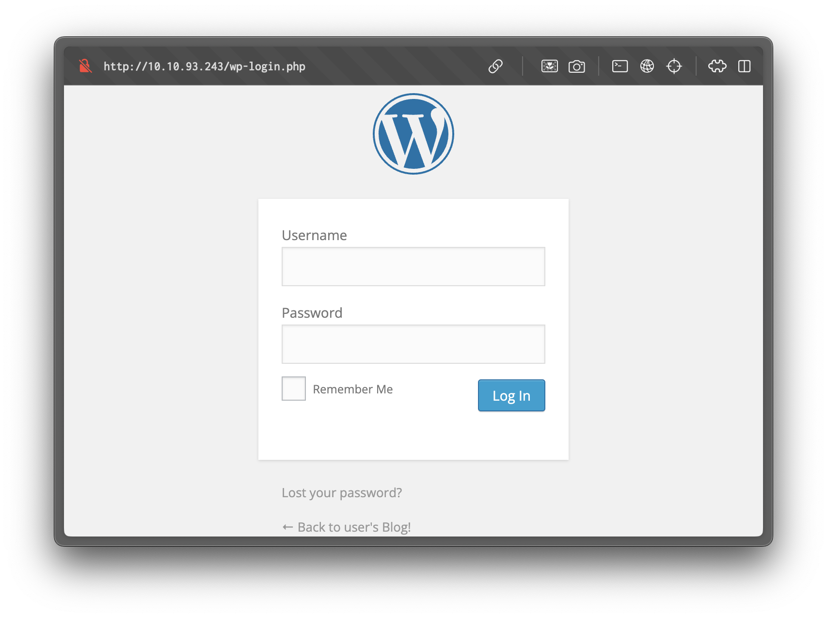 WordPress Login