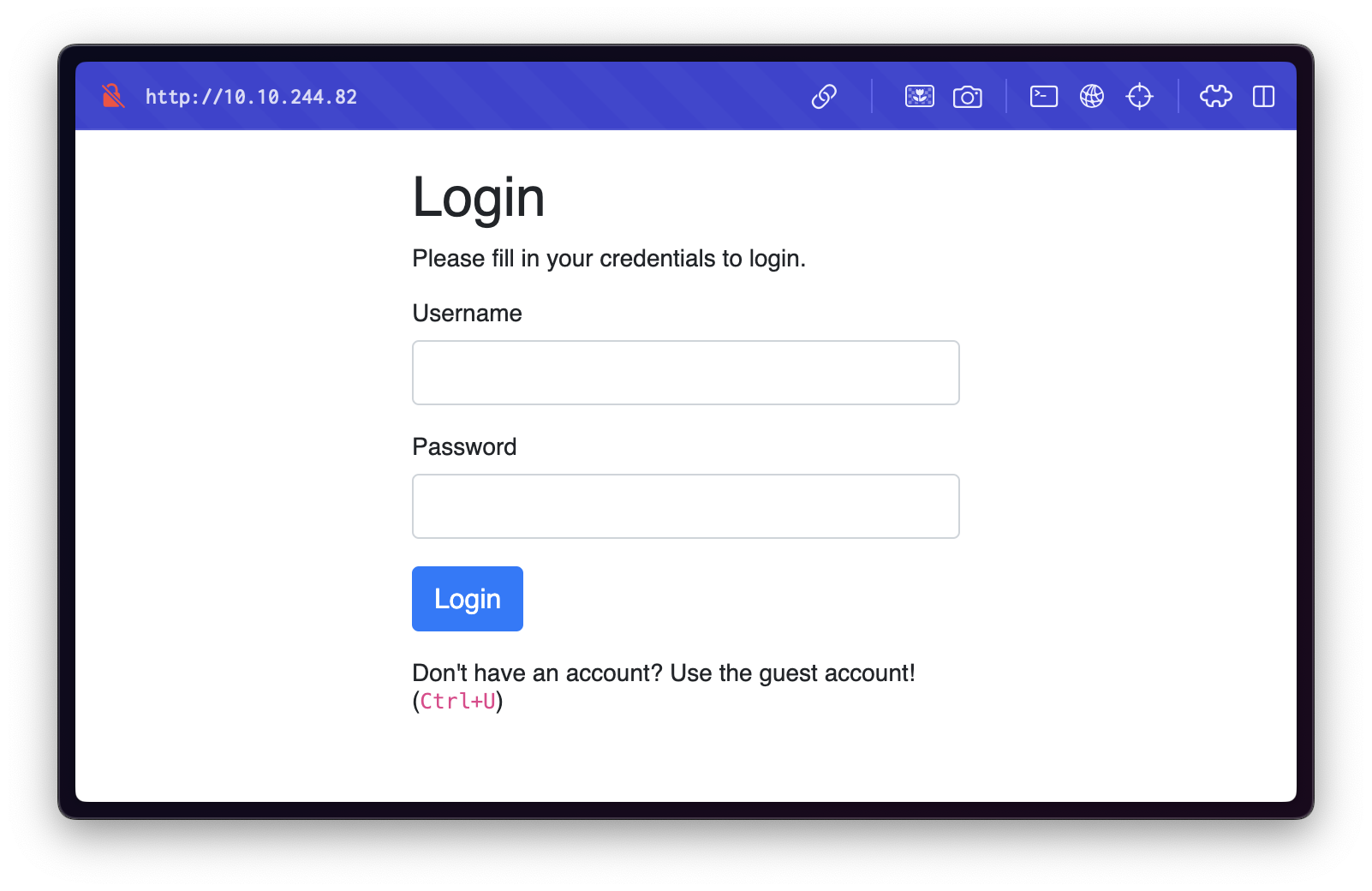 Login Page
