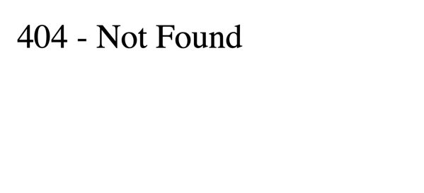 404 Error
